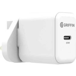 Griffin Technology Gp-168-wht-emea ^pwrblock Usbc Pd 20w Wall Char Wht